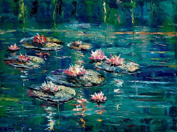Abstract Art Monet Lily